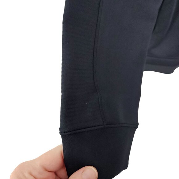 Mens Black All In Motion Athletic Sweatshirt Medium Long Sleeve Crew Neck Warm - Picture 5 of 12